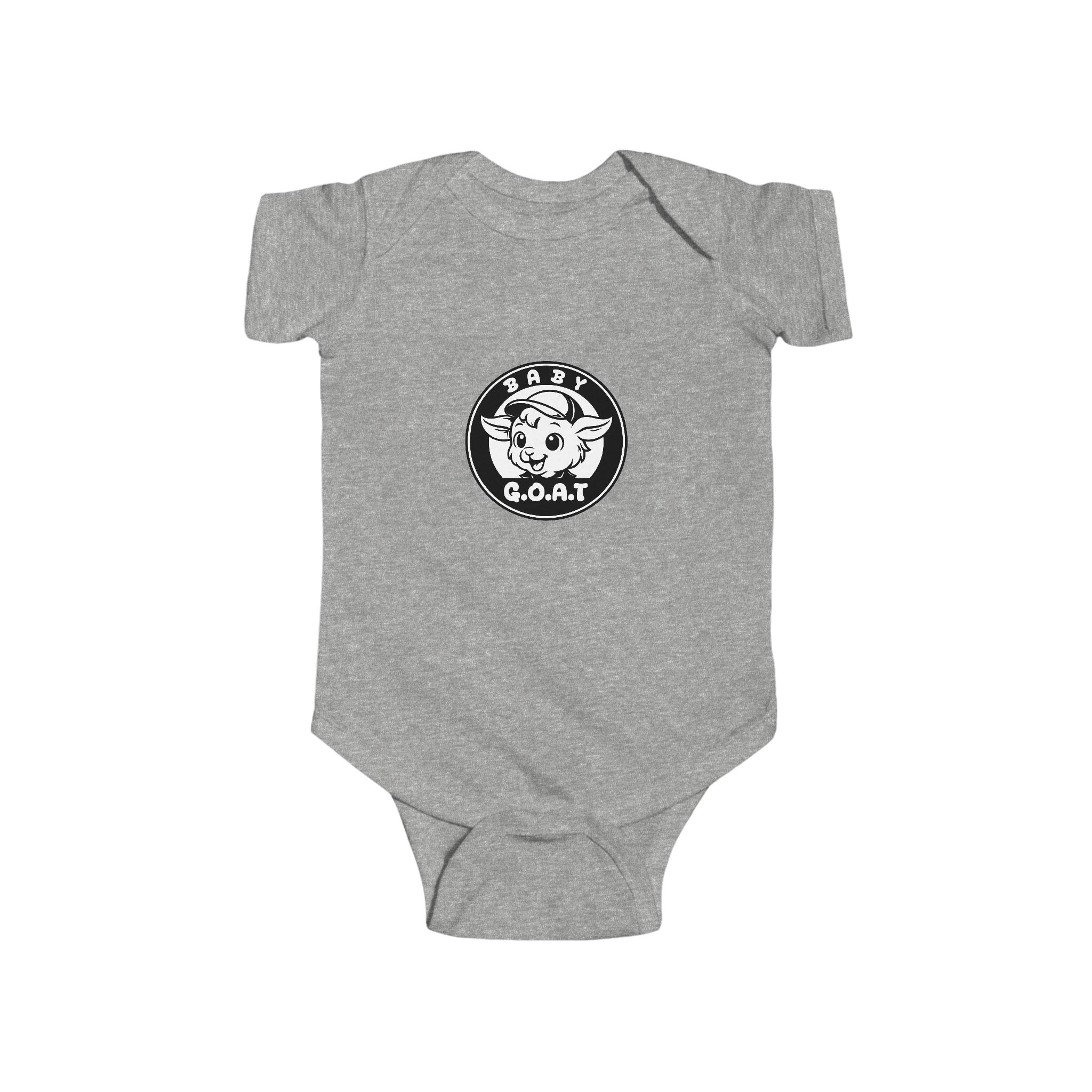 Baby G.O.A.T – Classic Edition Baby G.O.A.T. Bodysuit – Cute Goat Graphic Infant Onesie - Image 4