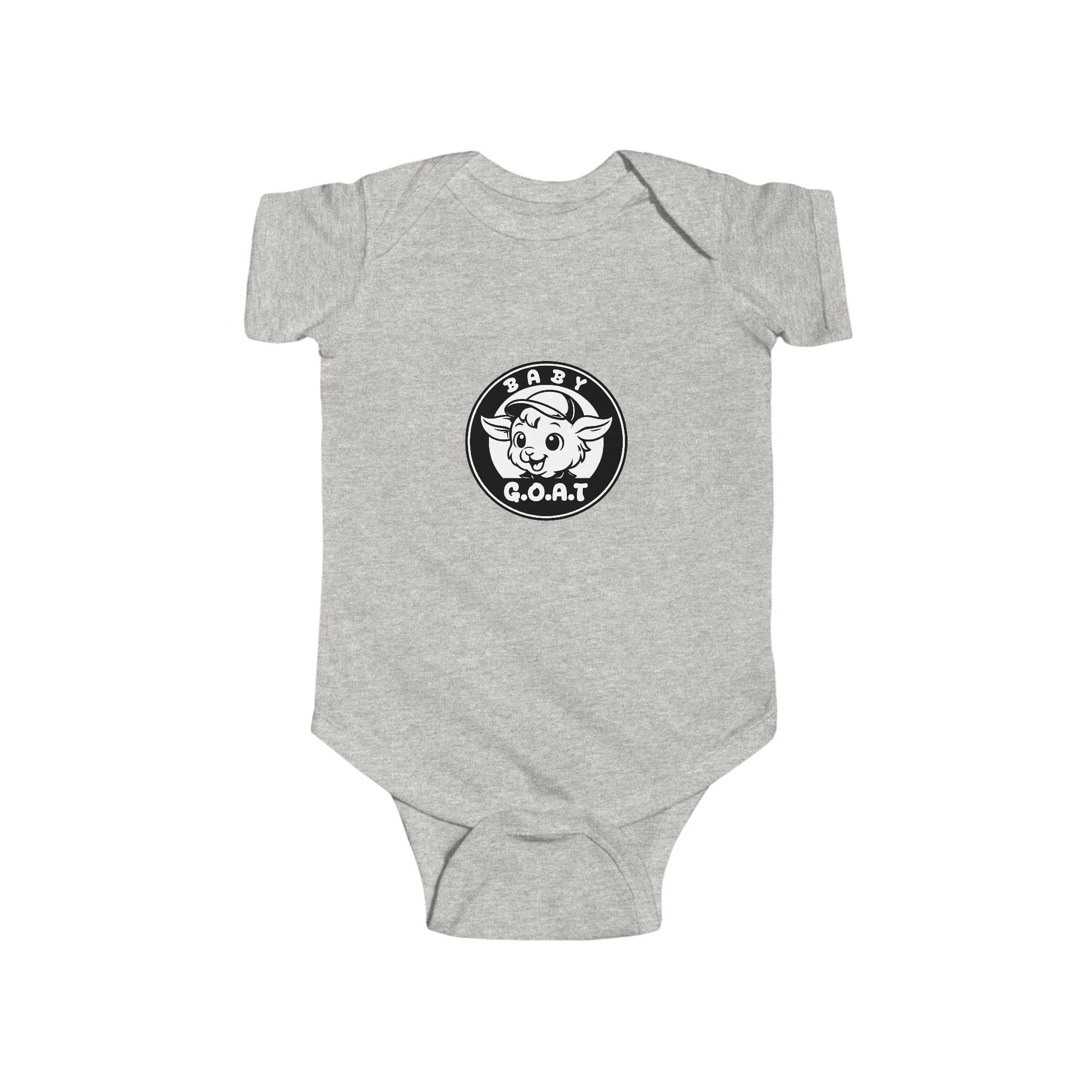 Baby G.O.A.T – Classic Edition Baby G.O.A.T. Bodysuit – Cute Goat Graphic Infant Onesie