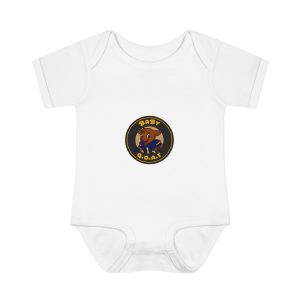 Davon The Touchdown Star Yello Background Baby G.O.A.T. Infant Bodysuit — Cute Cartoon Goat Baby Onesie