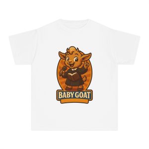 Baby Goat Youth Tee — Cute Singing Goat Kids Shirt