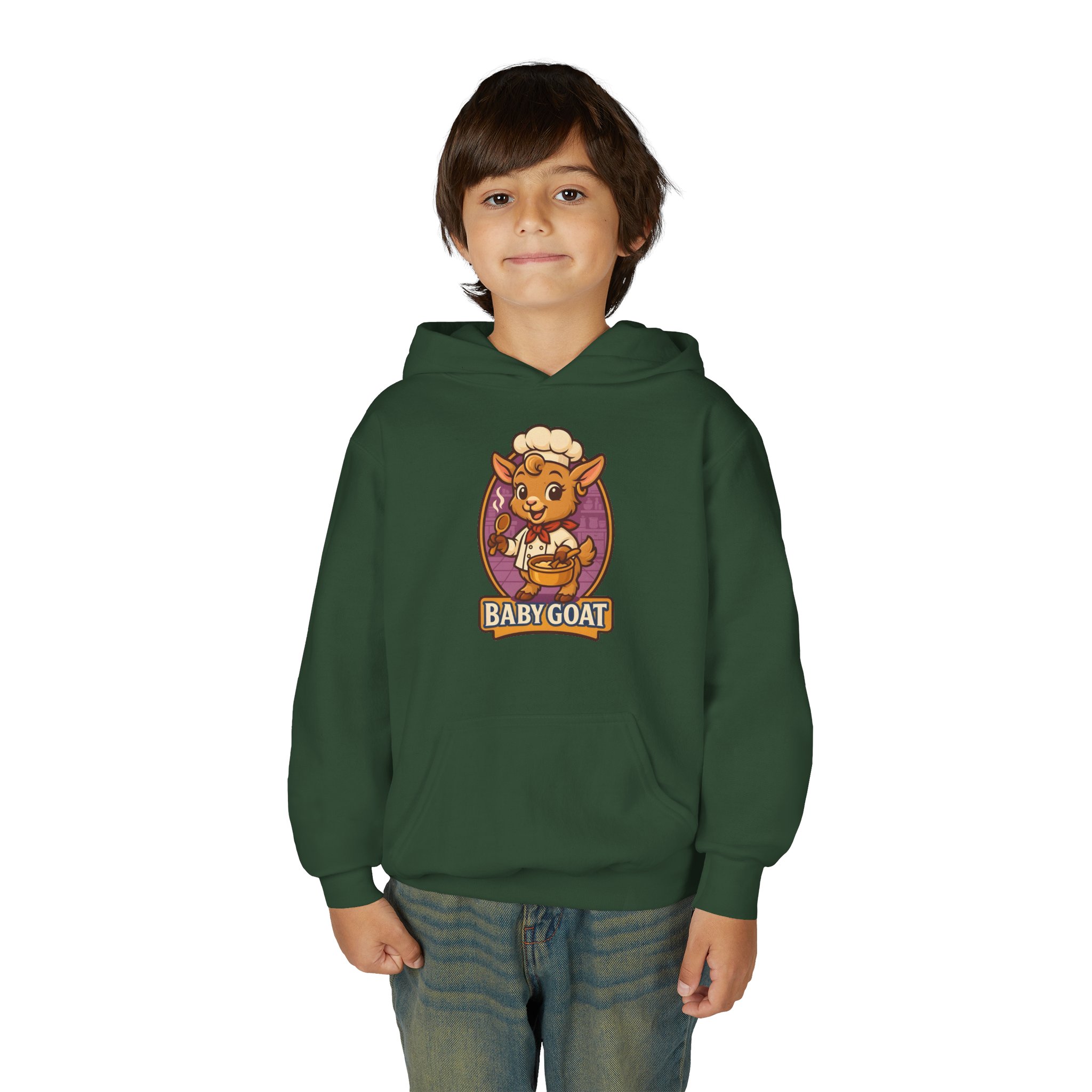 Baby Goat Hoodie — Cute Chef Kid’s Hooded Sweatshirt - Image 11