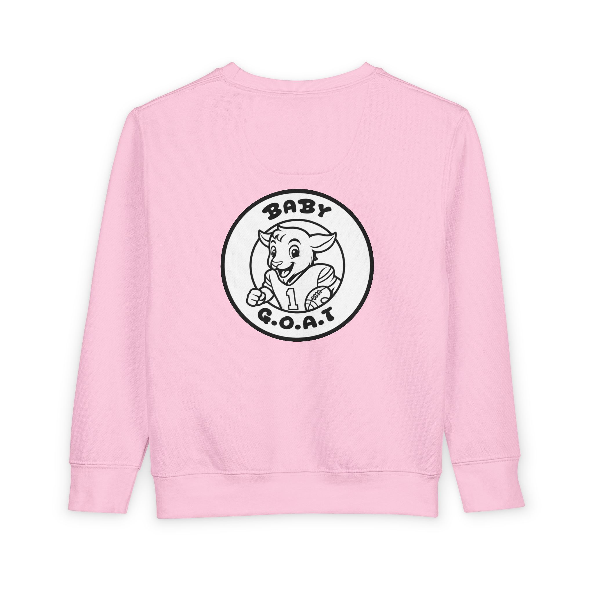 The Touchdown Star Baby G.O.A.T. Toddler Sweatshirt — Cute Goat Graphic Pullover for Infants & Toddlers - Image 14