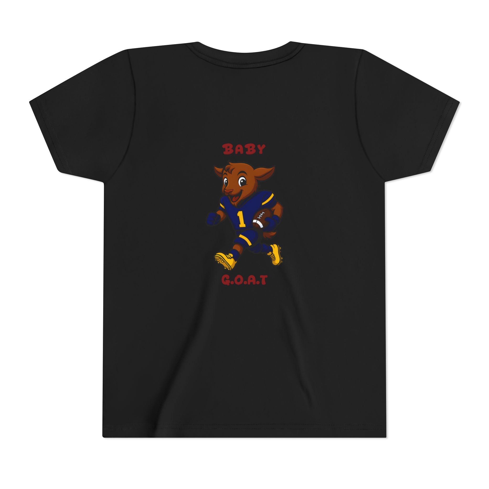 Davon The Touchdown Star In Action Youth Tee — "Baby G.O.A.T." Cute Football Goat Kids T‑Shirt - Image 10