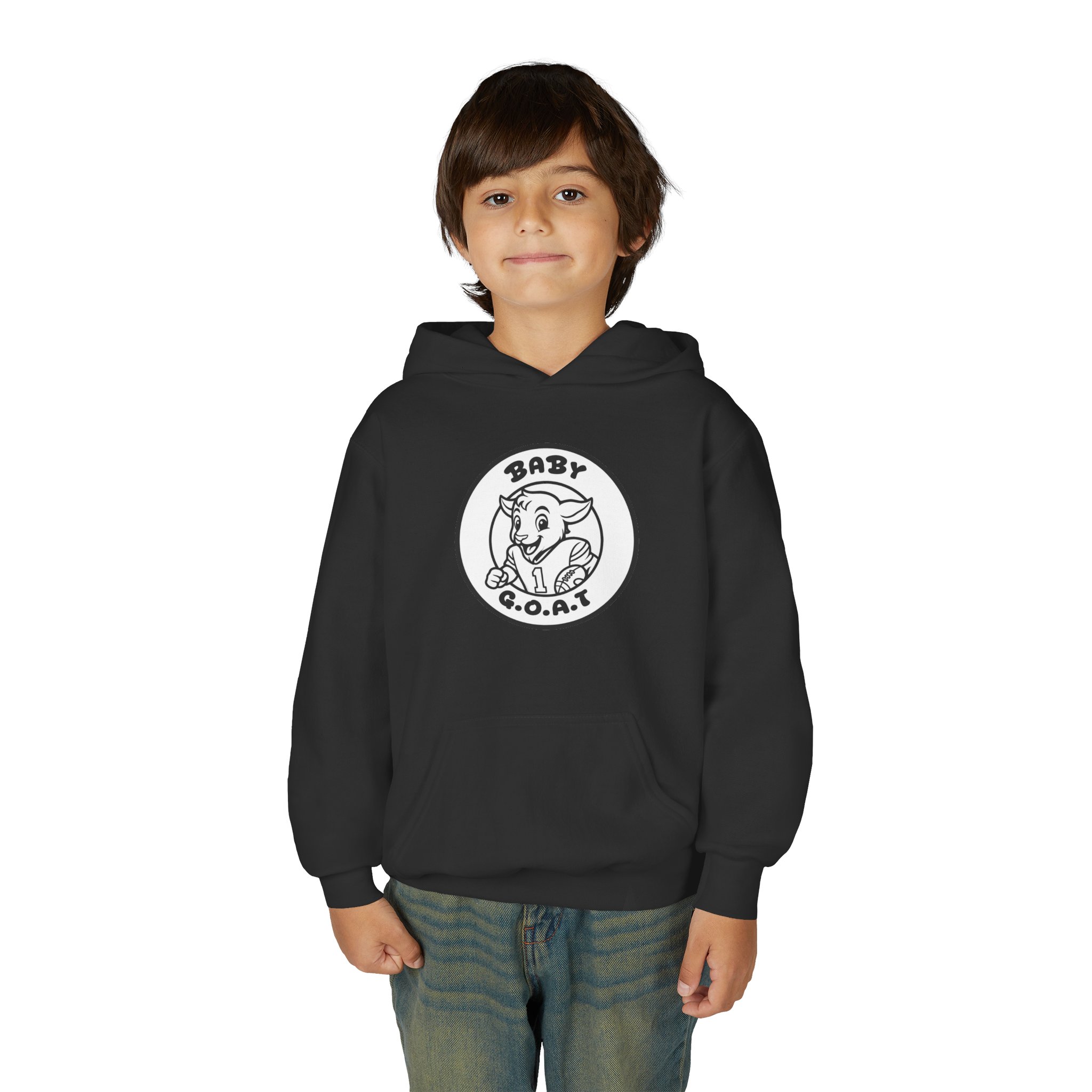 The Touchdown Star Youth Heavy Blend Hooded Sweatshirt - Image 7