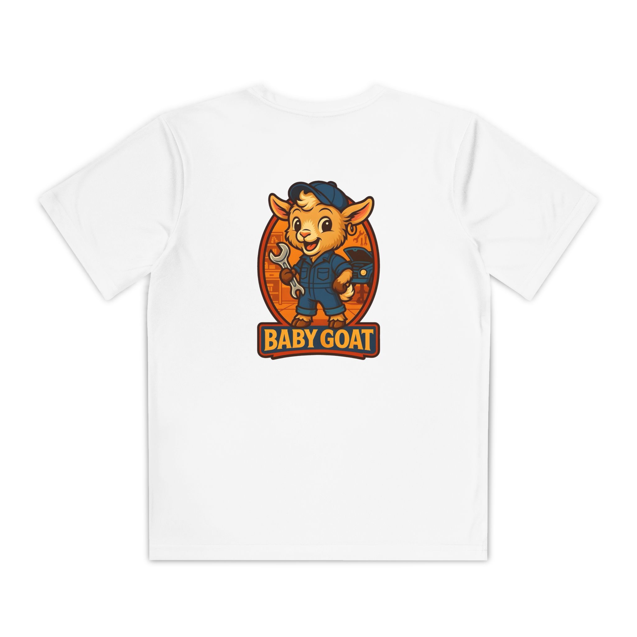 Ollie the Auto Helper Youth Tee — 'Baby Goat' Cute Competitor Mascot Shirt - Image 2