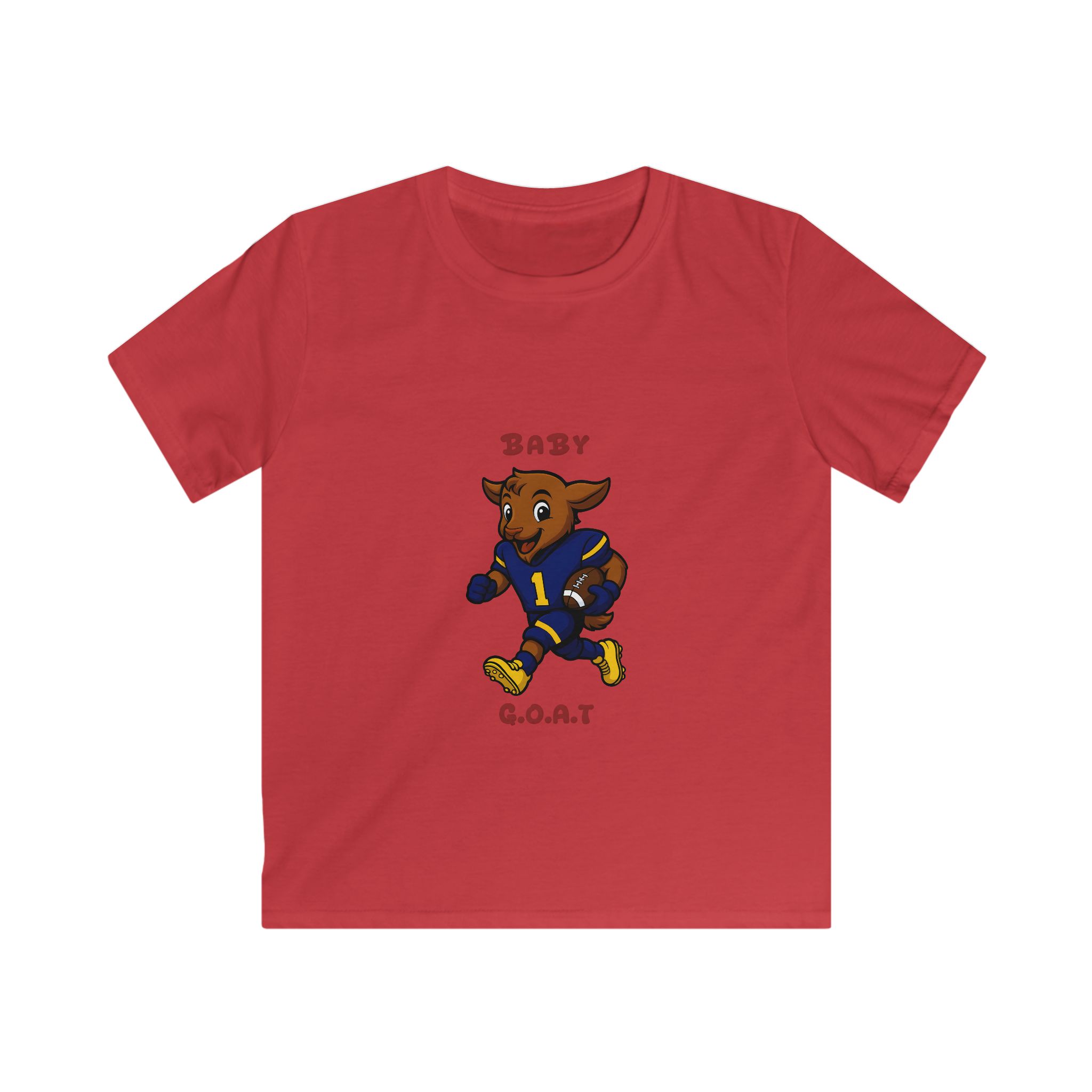 Davon The Touchdown Star In Action Kids Tee — "Baby G.O.A.T" Football Goat Graphic Shirt - Image 7