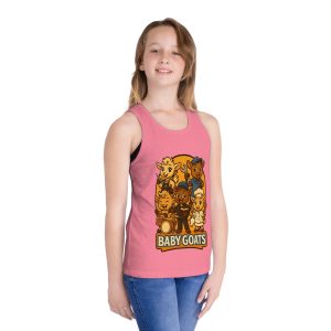 Little Dreamers Kids Tank Top — Cute "Baby GOATS" Cartoon Band Graphic