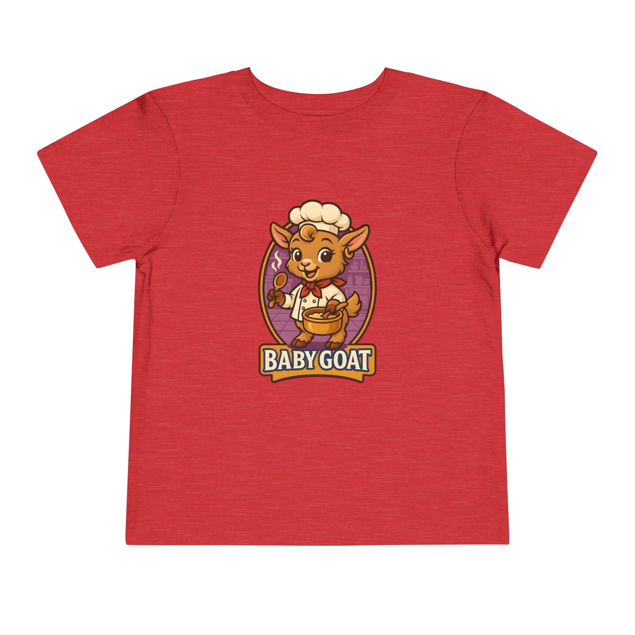 Toddler Tee — Cute 'Baby Goat' Cartoon Chef Kids Shirt - Image 13