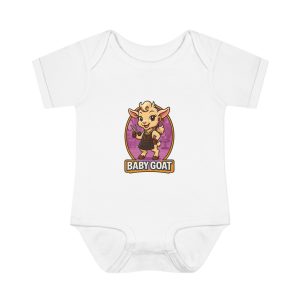Joy the Stylist Baby Goat Infant Bodysuit — Cute Cartoon Kid Onesie