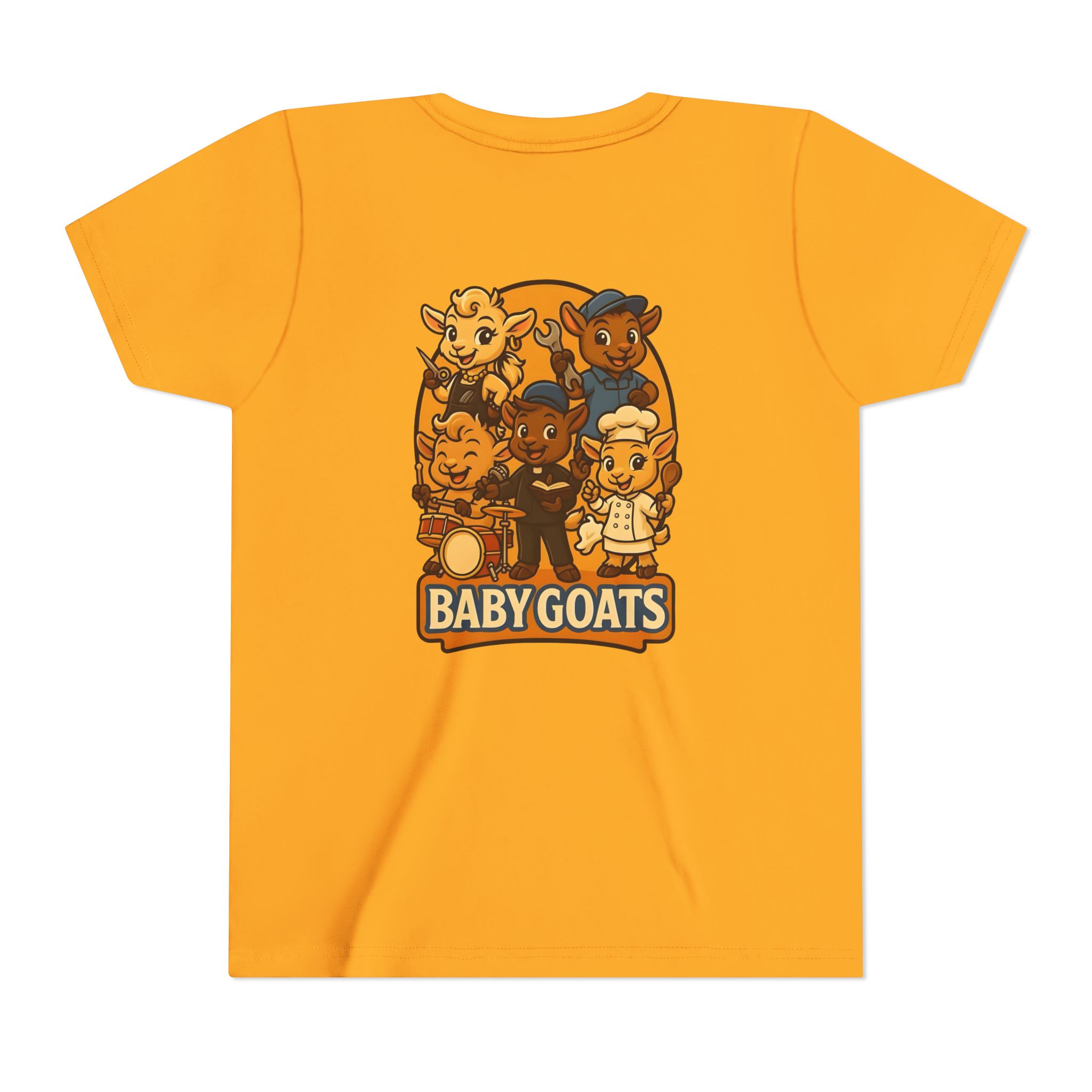 Baby Goats Kids T‑Shirt — Cute Cartoon Baby Goats Graphic Tee for Toddlers & Kids - Image 10