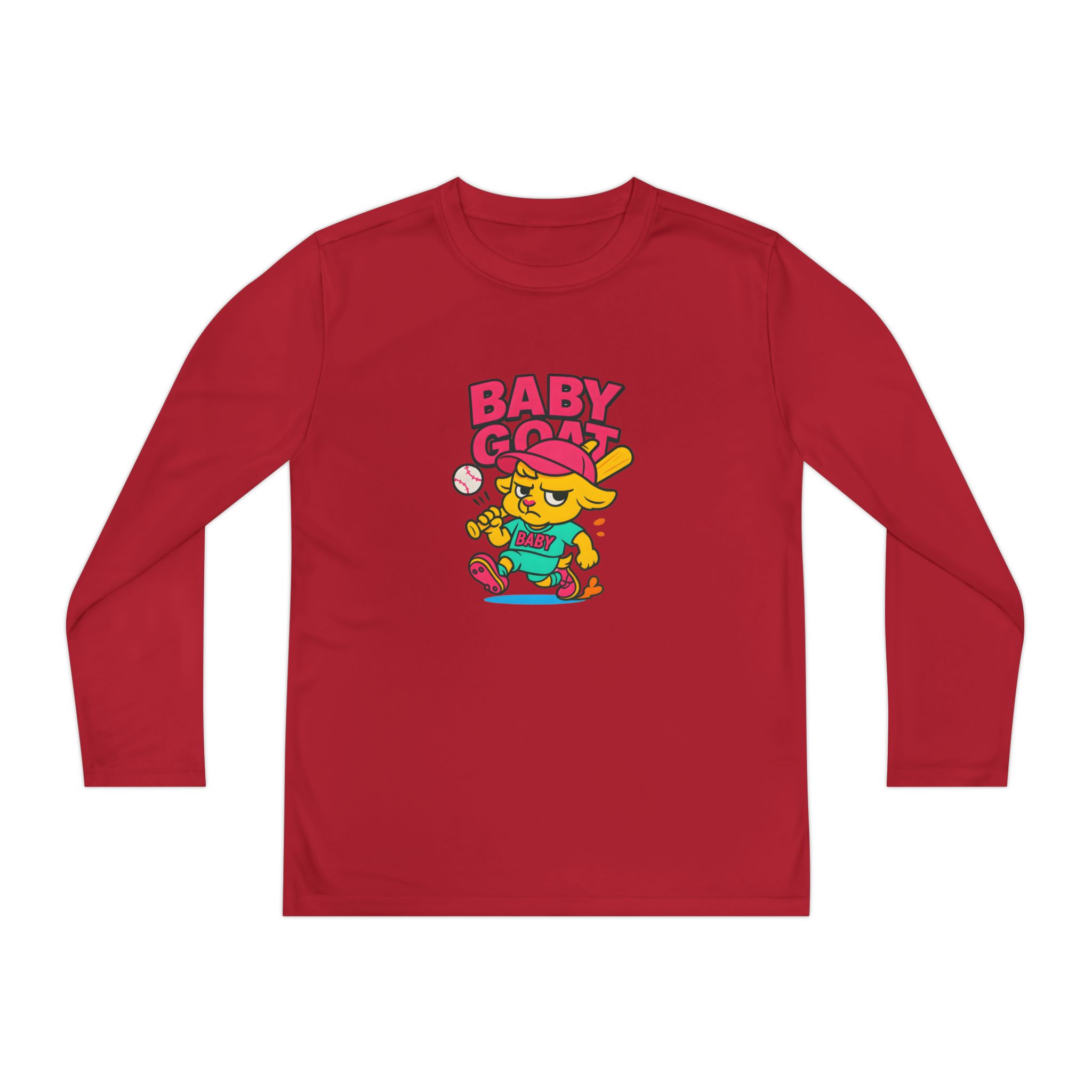 Skye the Cool Queen Youth Long Sleeve Tee — "Baby Goat" Skate Graphic - Image 13