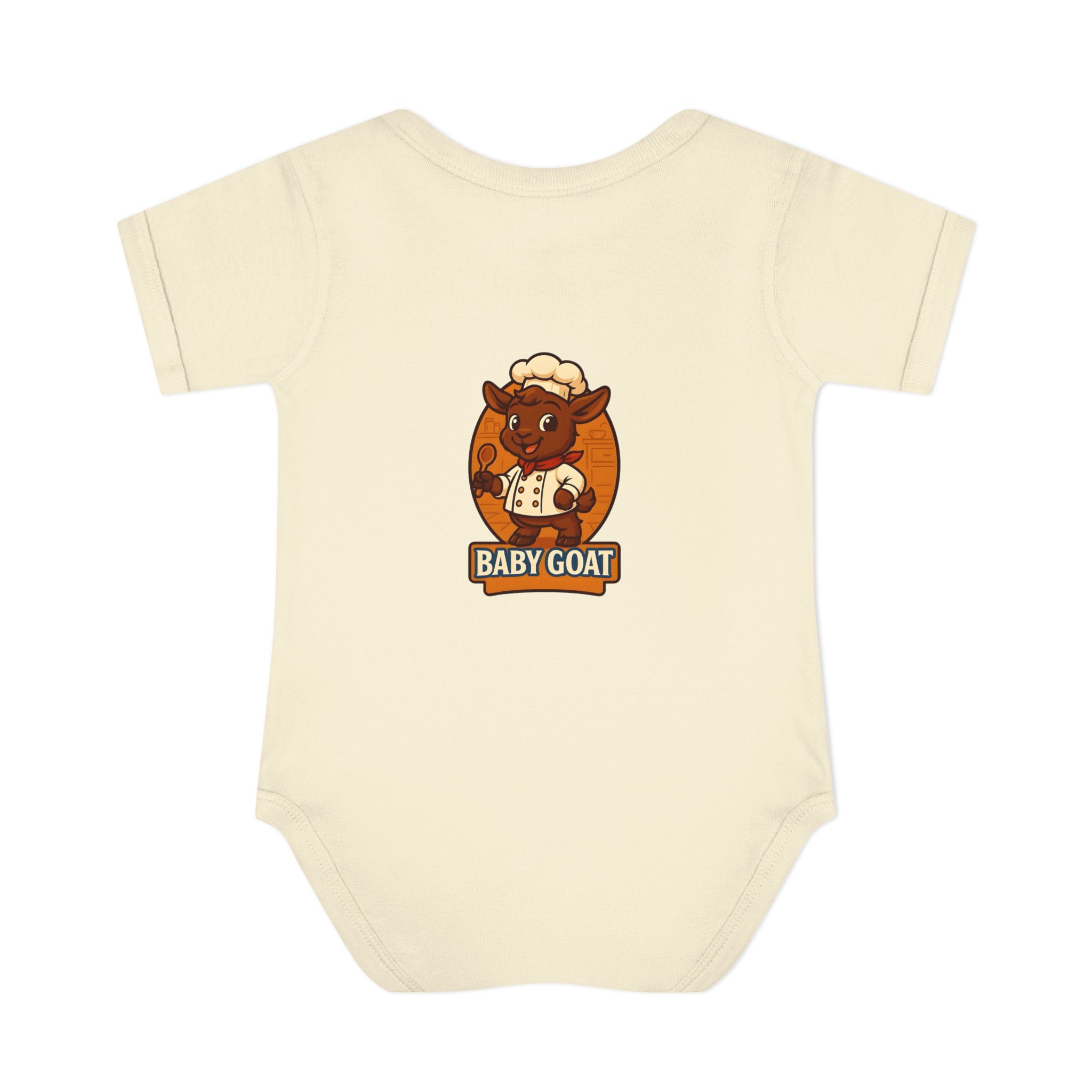 Baby Goat Infant Bodysuit — Cute Cartoon Kid Goat Baby Onesie - Image 6
