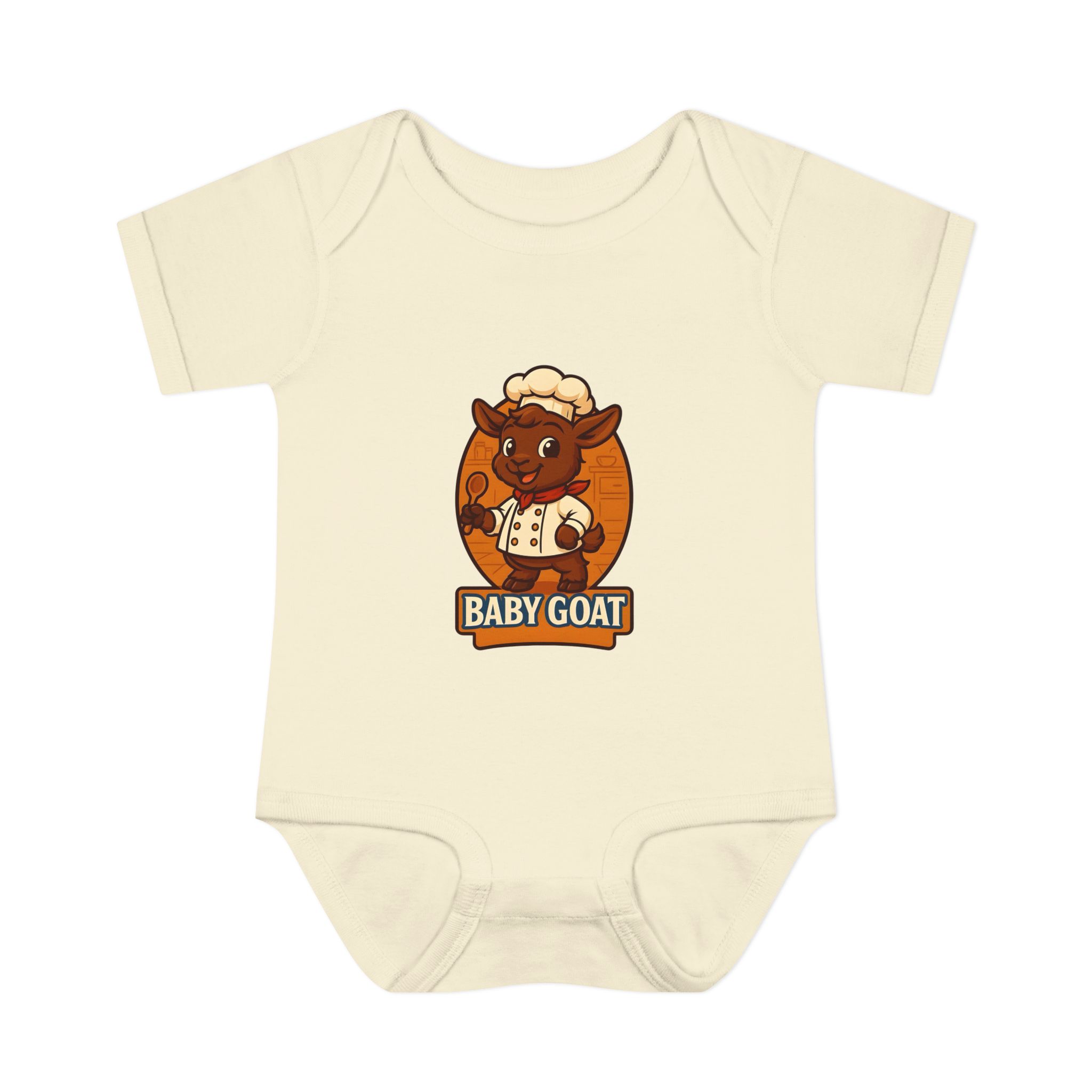 Baby Goat Infant Bodysuit — Cute Cartoon Kid Goat Baby Onesie - Image 5