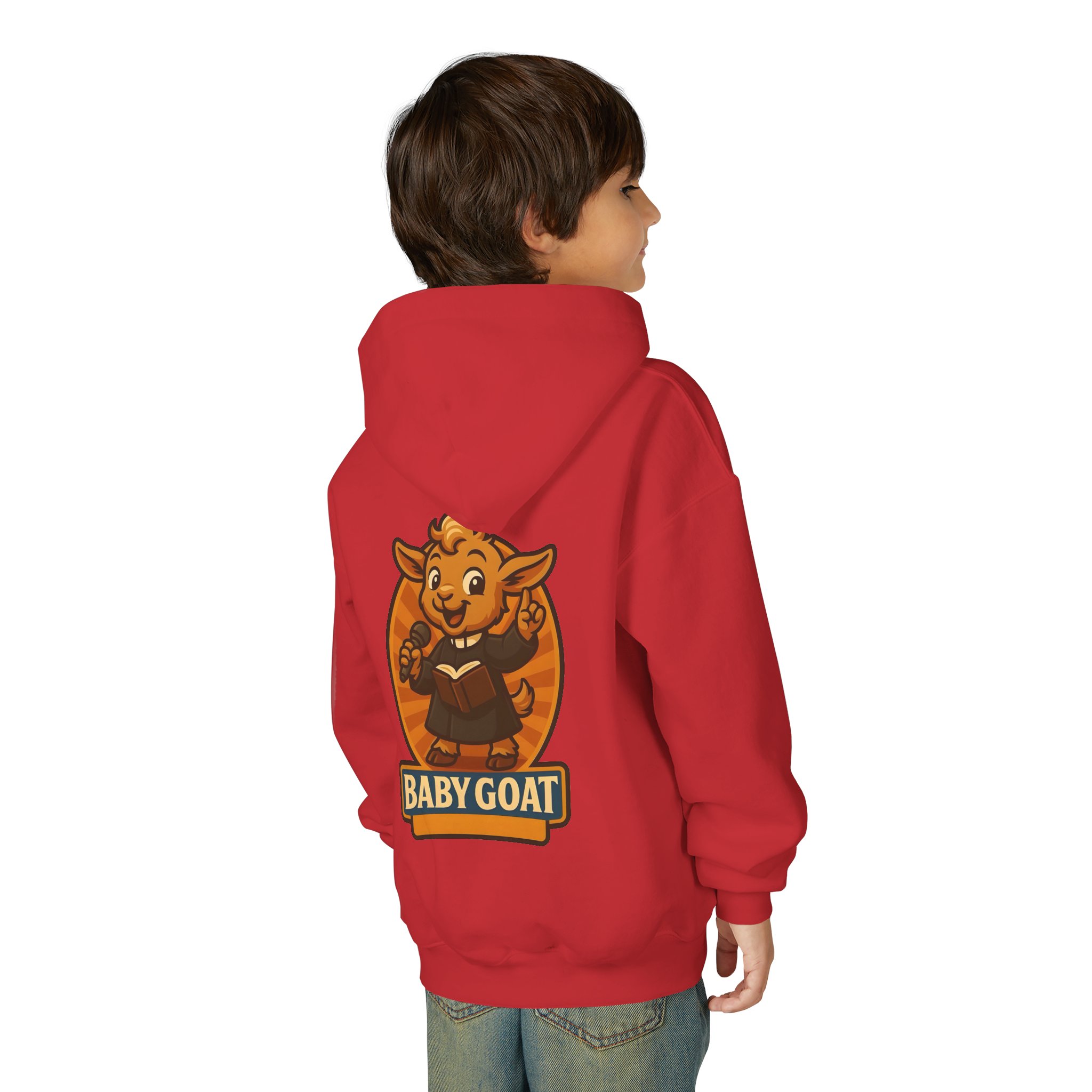 Baby Goat Hoodie — Cute Kids Goat Graphic Sweatshirt - Image 16