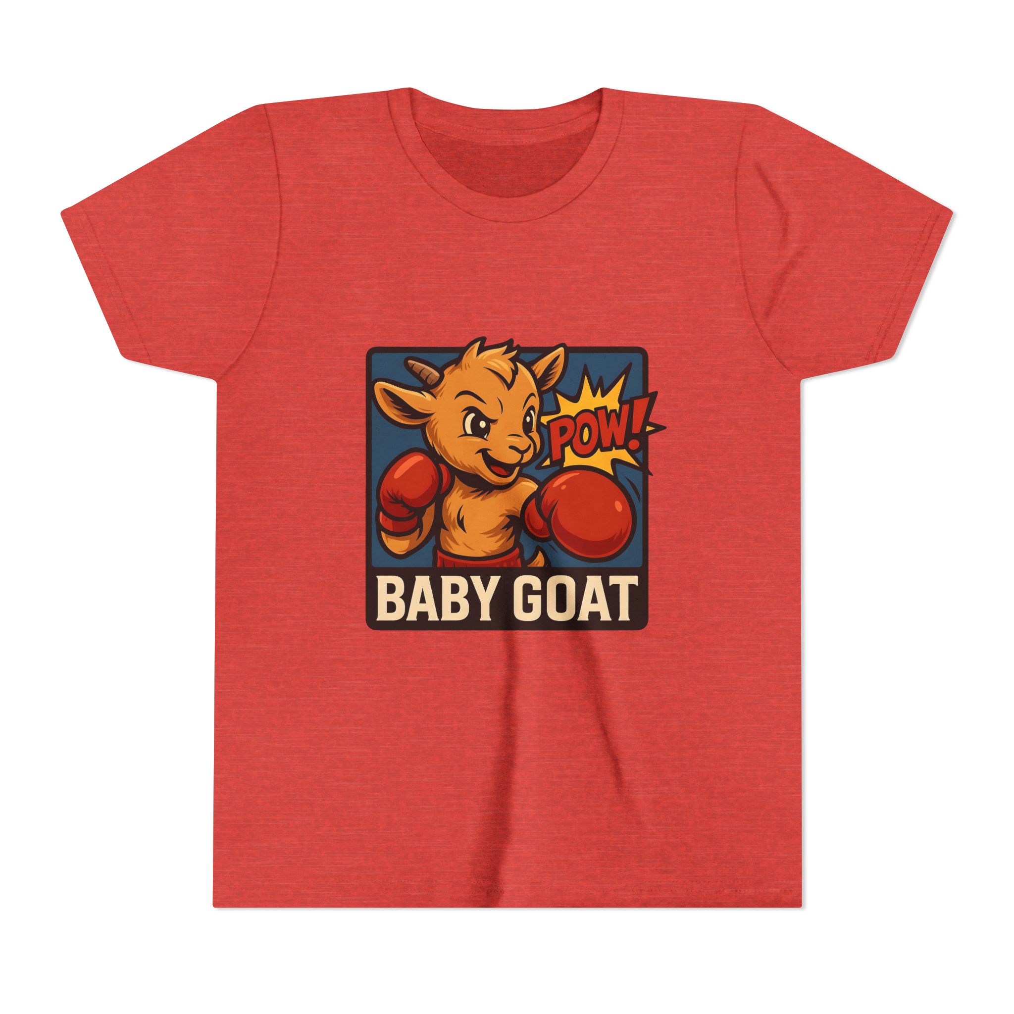 Baby G.O.A.T – Benny the Boxer Youth Tee — "Baby Goat" Boxing Cartoon Kids Shirt - Image 13