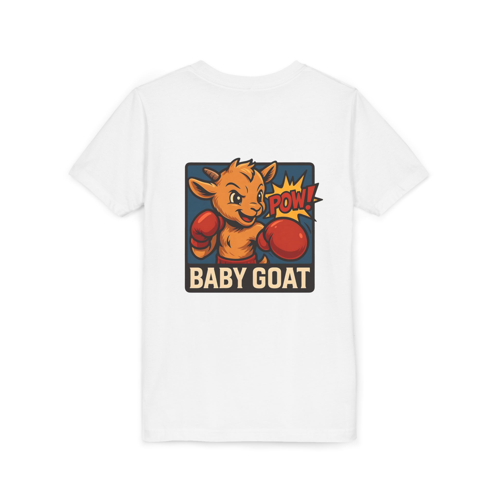 Baby G.O.A.T – Benny the Boxer Youth Tee — "Baby Goat" Boxing Cartoon Kids Shirt - Image 4