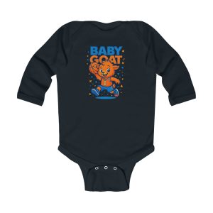 Baby G.O.A.T – MJ Infant Long Sleeve Bodysuit