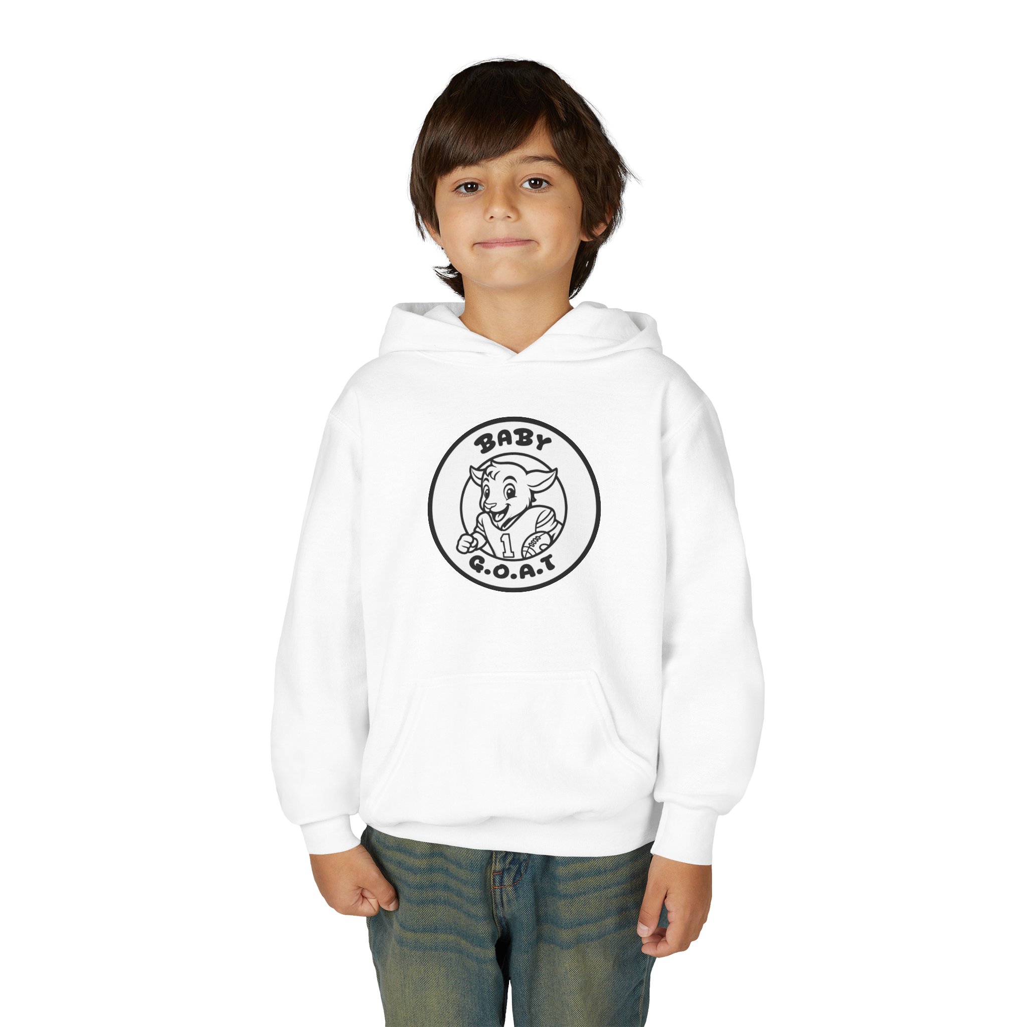 The Touchdown Star Youth Heavy Blend Hooded Sweatshirt - Image 3