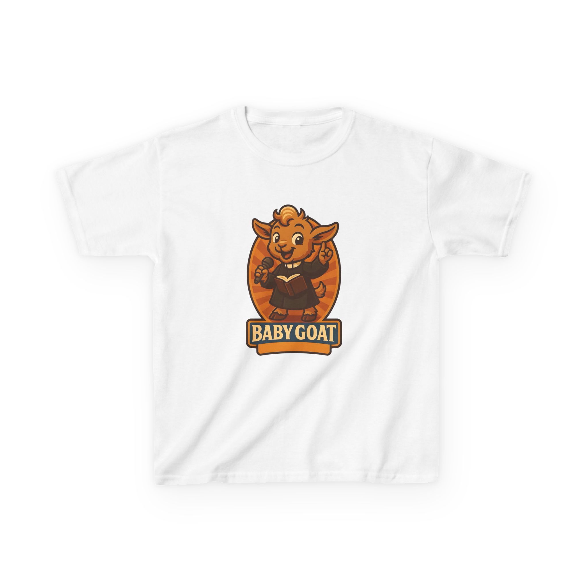 Kids T-Shirt — Cute 'Baby Goat' Cartoon Tee for Toddlers