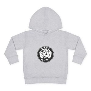 Baby G.O.A.T – Classic Edition Toddler Hoodie – 'Baby G.O.A.T.' Cute Goat Logo Pullover for Kids