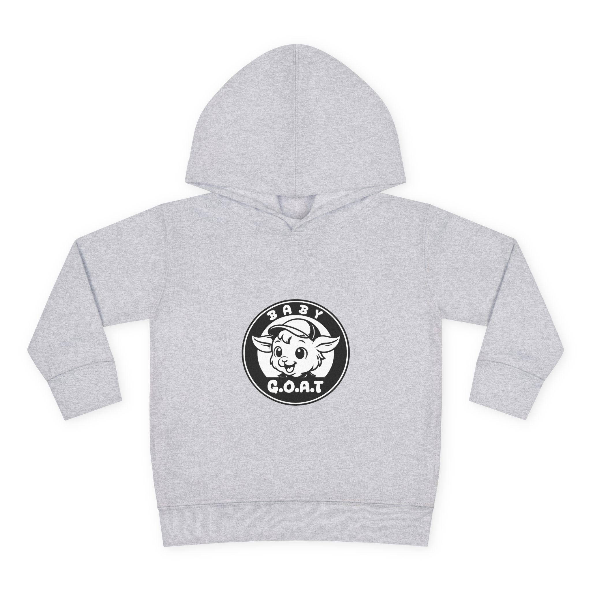 Baby G.O.A.T – Classic Edition Toddler Hoodie – 'Baby G.O.A.T.' Cute Goat Logo Pullover for Kids