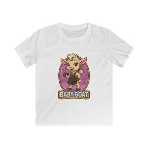 Joy the Stylist  Kids T-Shirt — Cute 'Baby Goat' Cartoon Tee for Toddlers & Little Kids