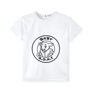 The Touchdown Star  Kids Jersey — 'Baby G.O.A.T.' Sports Tee with Cute Goat Mascot