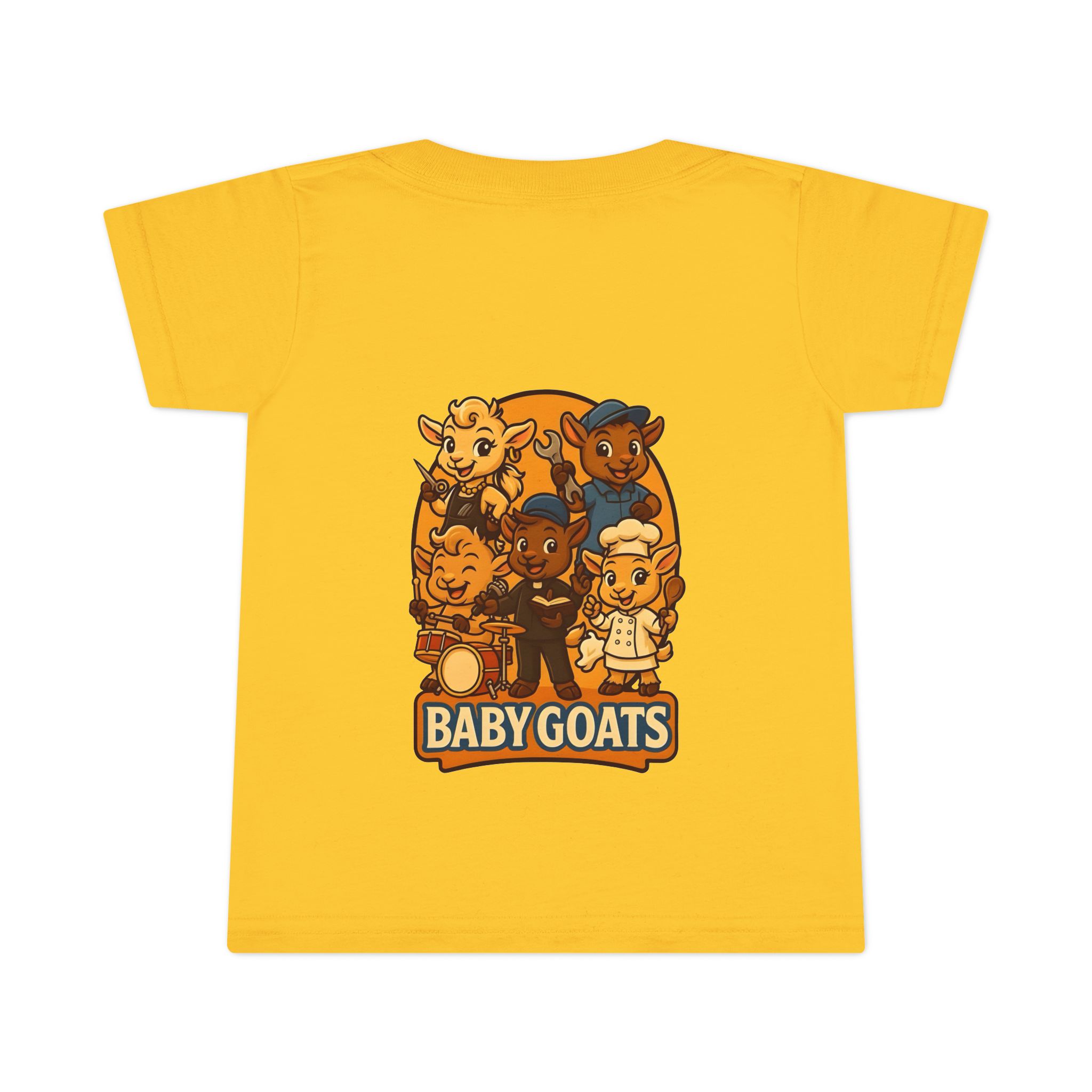 Baby Goats Toddler T-Shirt — Cute Cartoon Kids Tee - Image 5