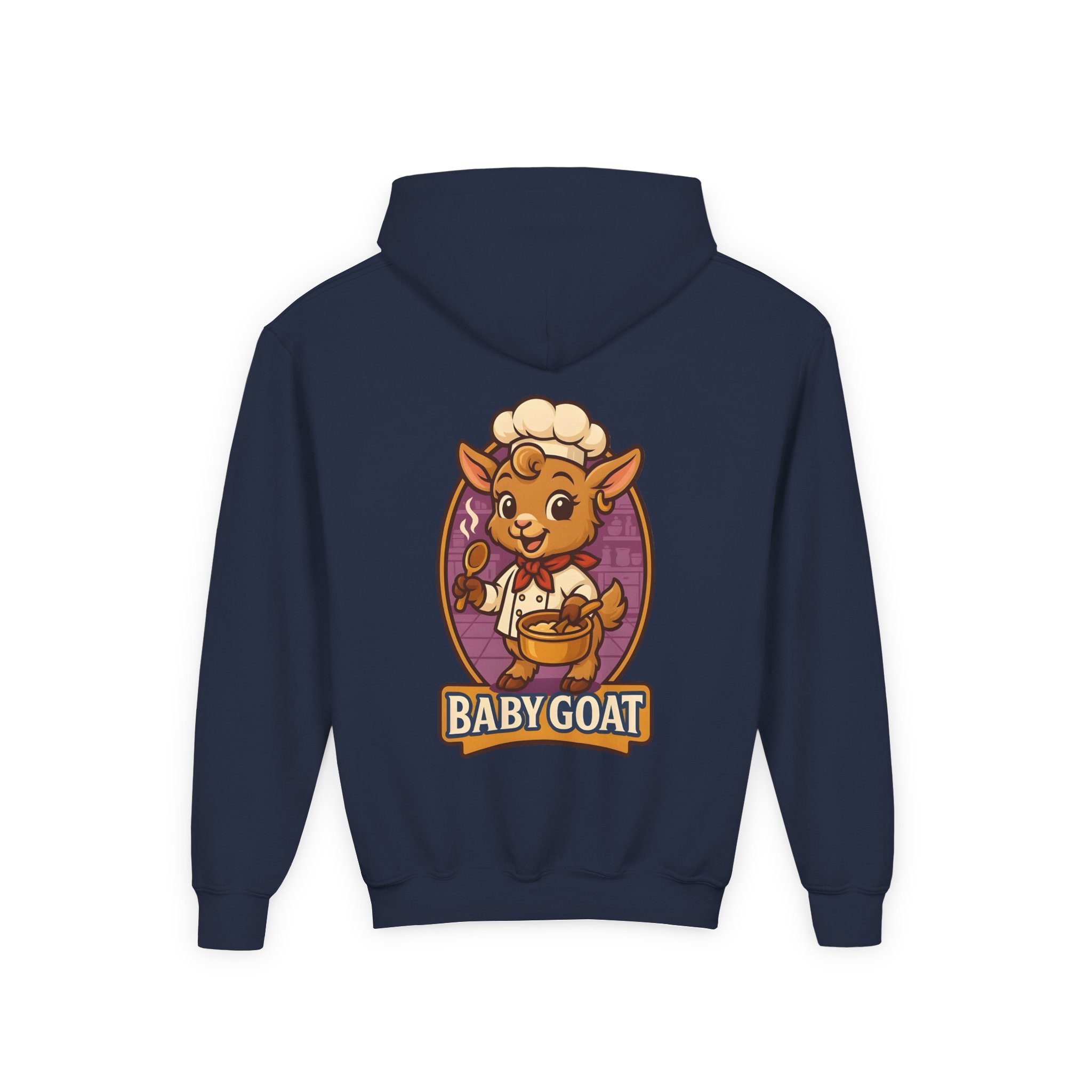 Baby Goat Hoodie — Cute Chef Kid’s Hooded Sweatshirt - Image 18