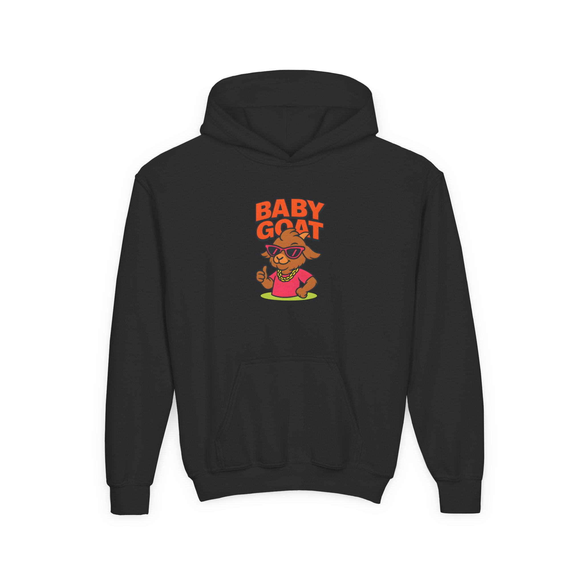 Skye the Style Queen Youth Hoodie — "Baby Goat" Cute Cartoon Kids Sweatshirt - Image 5