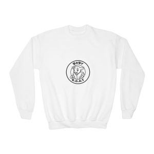 The Touchdown Star  Baby G.O.A.T. Youth Crewneck Sweatshirt