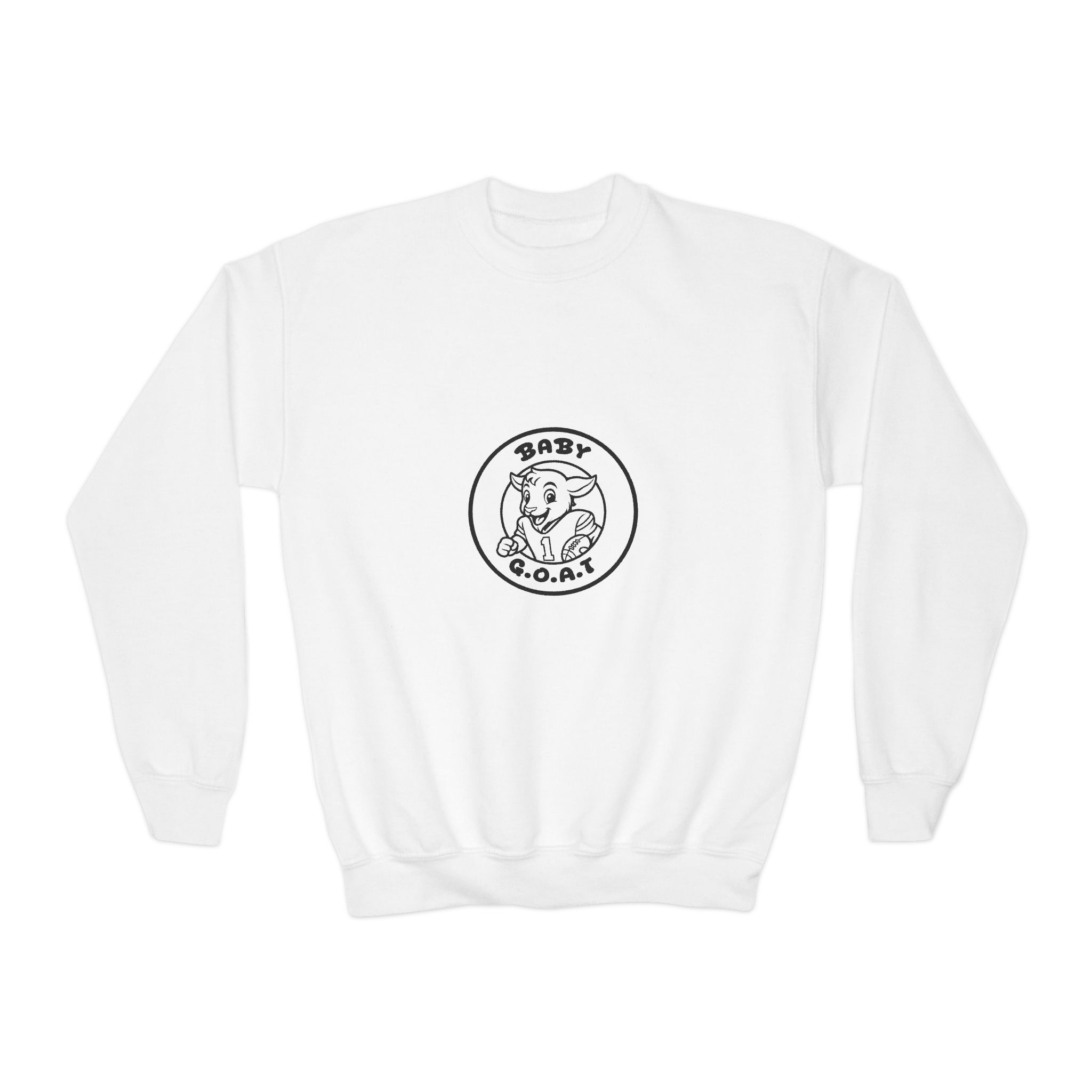 The Touchdown Star Baby G.O.A.T. Youth Crewneck Sweatshirt