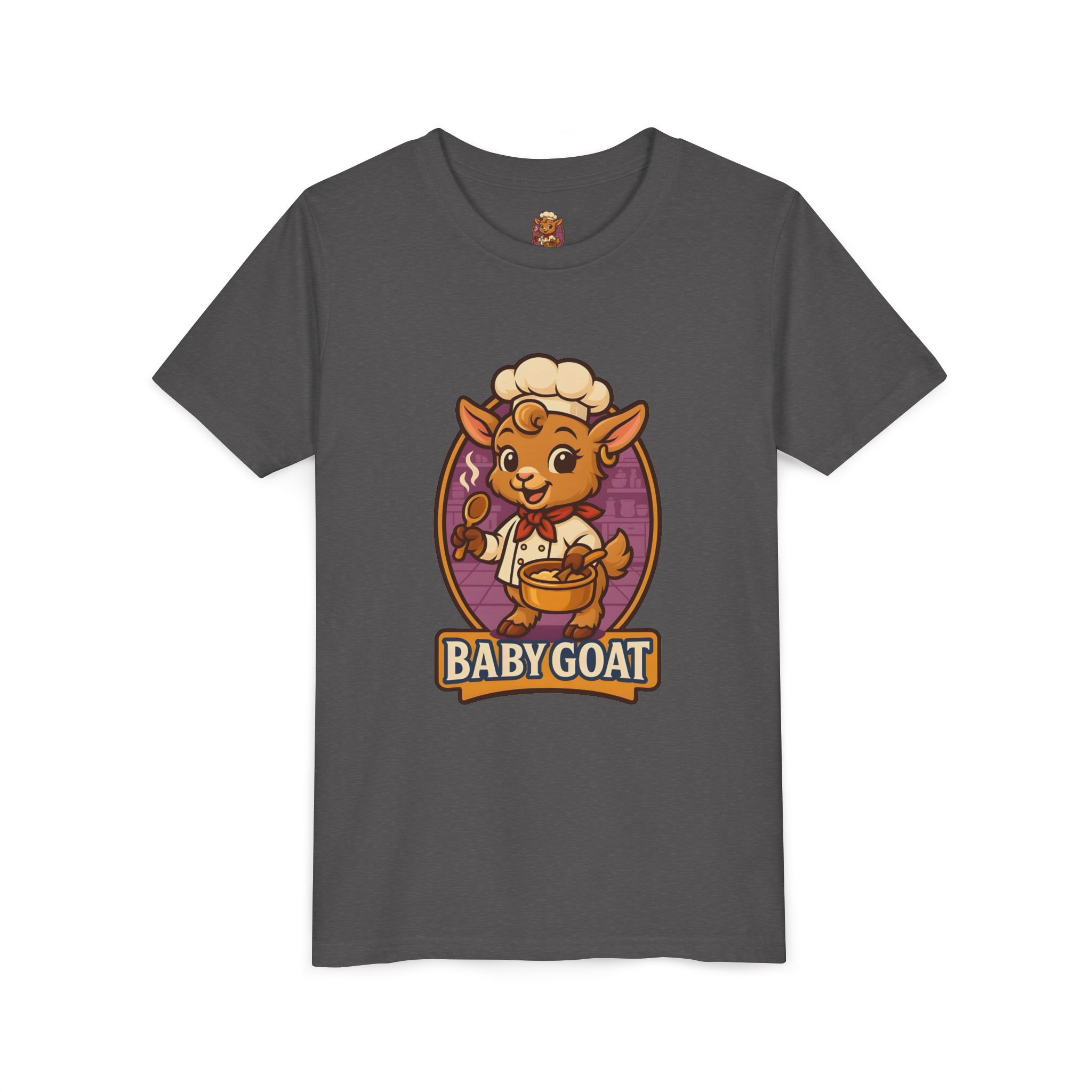 Youth Tee — Cute 'Baby Goat' Chef Kids T‑Shirt - Image 15
