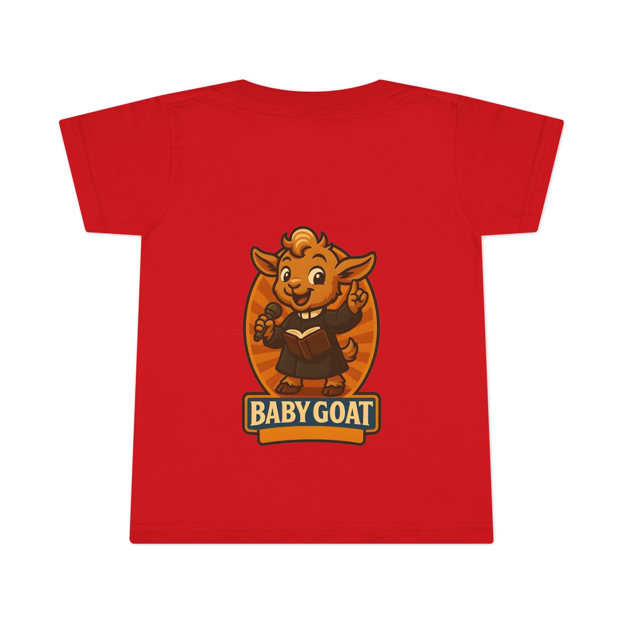 Baby Goat Toddler T-Shirt — Cute Singing Goat Kids Tee - Image 11