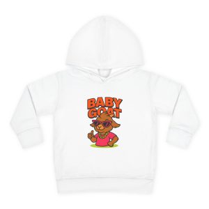 Skye the Style Queen Baby Goat Toddler Hoodie — Cute Cartoon 'Baby Goat' Pullover for Kids