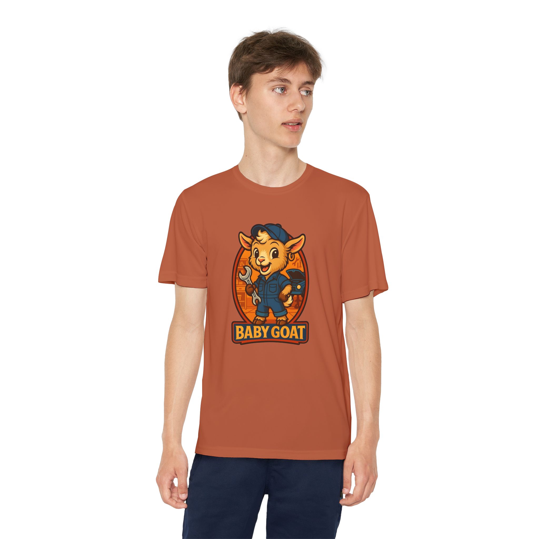 Ollie the Auto Helper Youth Tee — 'Baby Goat' Cute Competitor Mascot Shirt - Image 7