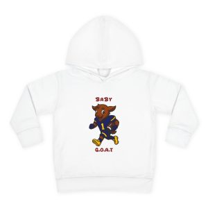 Davon The Touchdown Star In Action Baby G.O.A.T. Toddler Hoodie — Cute Football Goat Pullover
