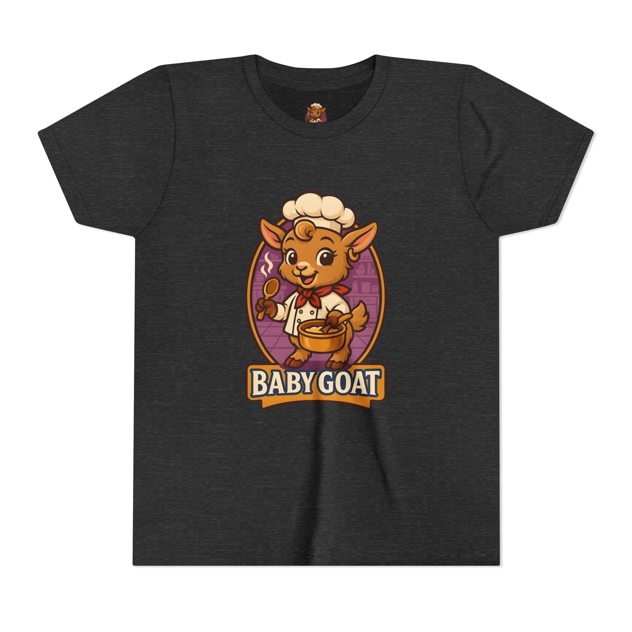 Youth Tee — Cute 'Baby Goat' Chef Kids T‑Shirt - Image 9