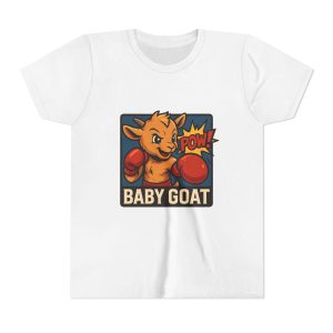 Baby G.O.A.T – Benny the Boxer Youth Tee — "Baby Goat" Boxing Cartoon Kids Shirt