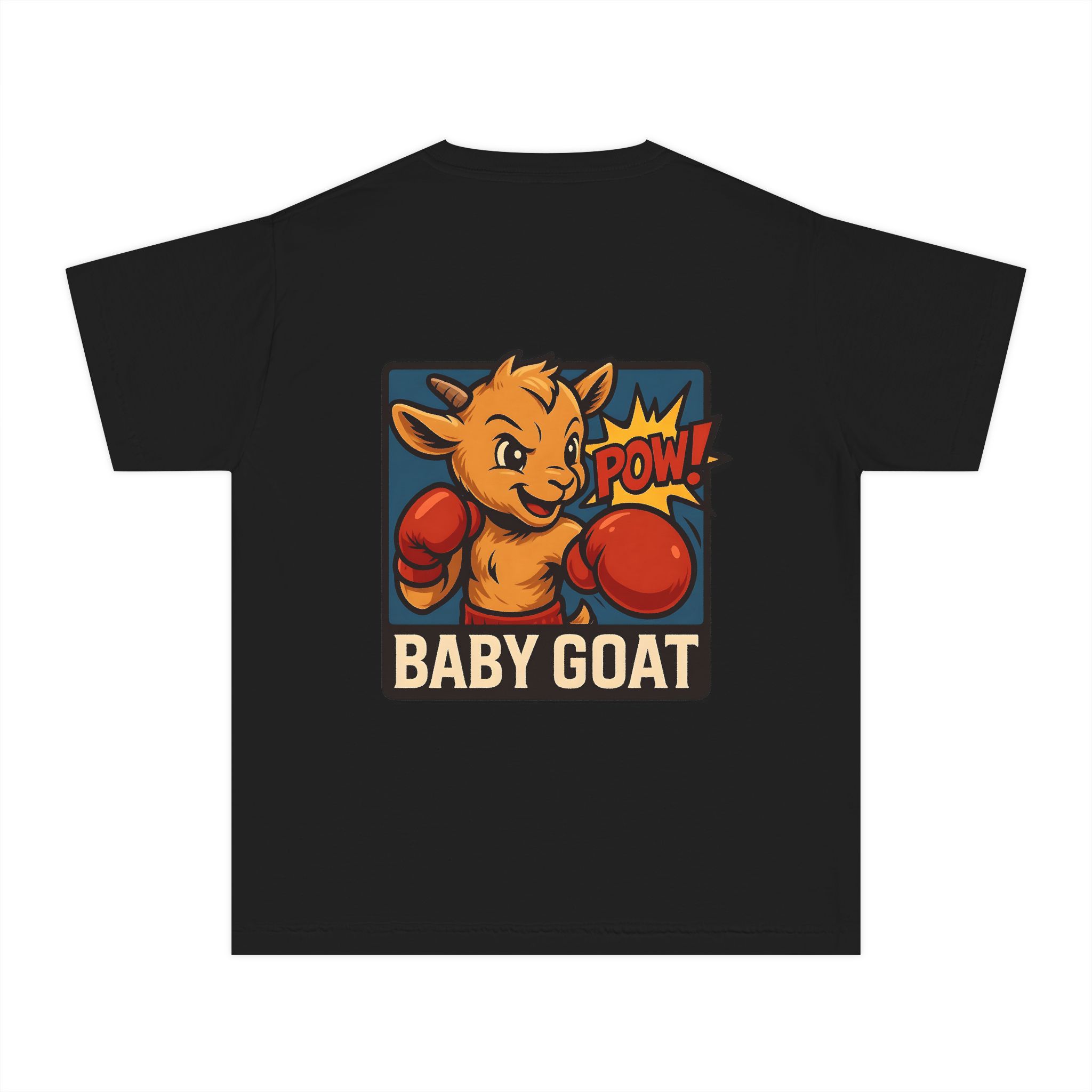 Baby G.O.A.T – Benny the Boxer Baby Goat Boxing Tee — Cute Kid’s 'Baby Goat' Graphic Shirt - Image 11