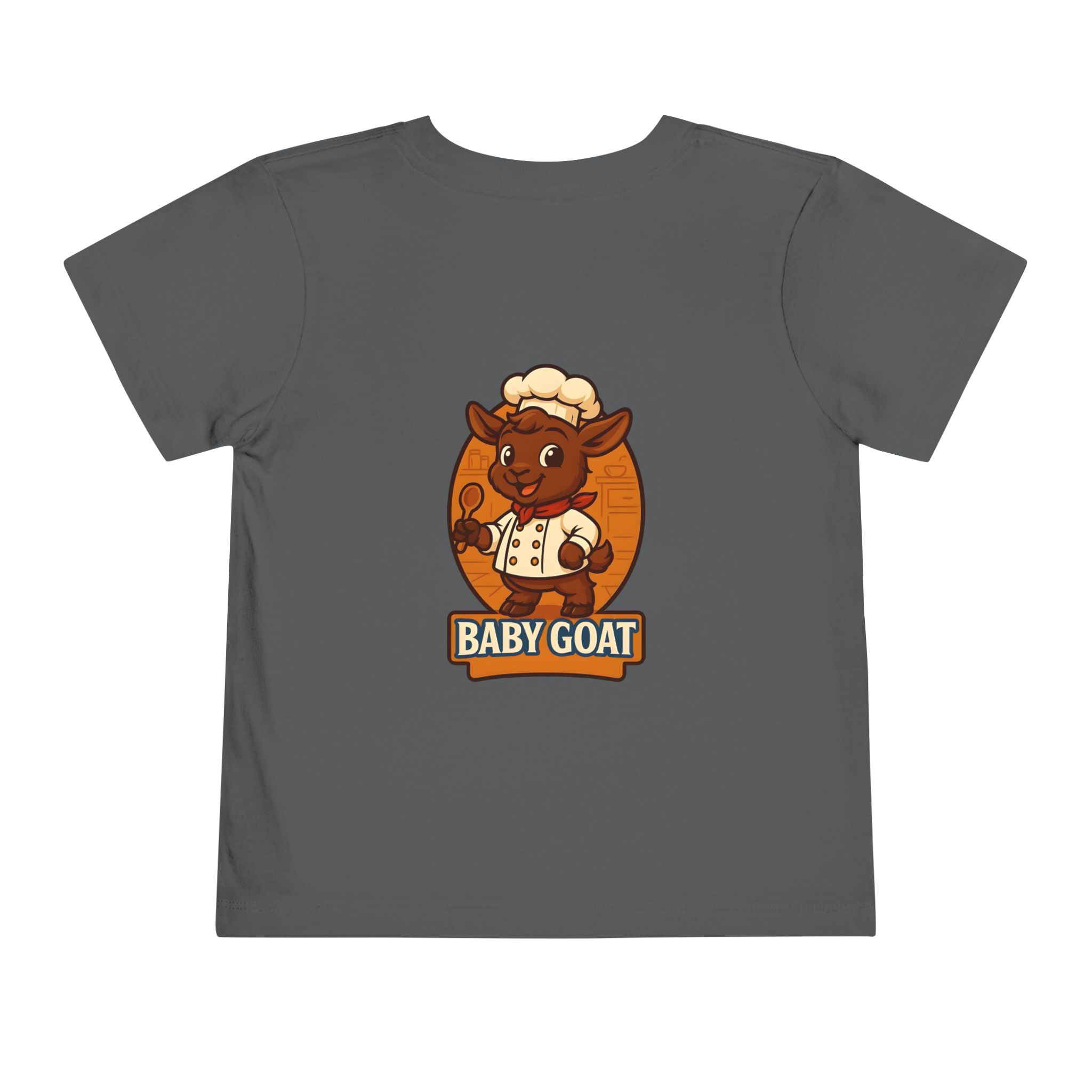Charlie the Chef Toddler Tee - Cute Baby Goat Chef Graphic Shirt - Image 10