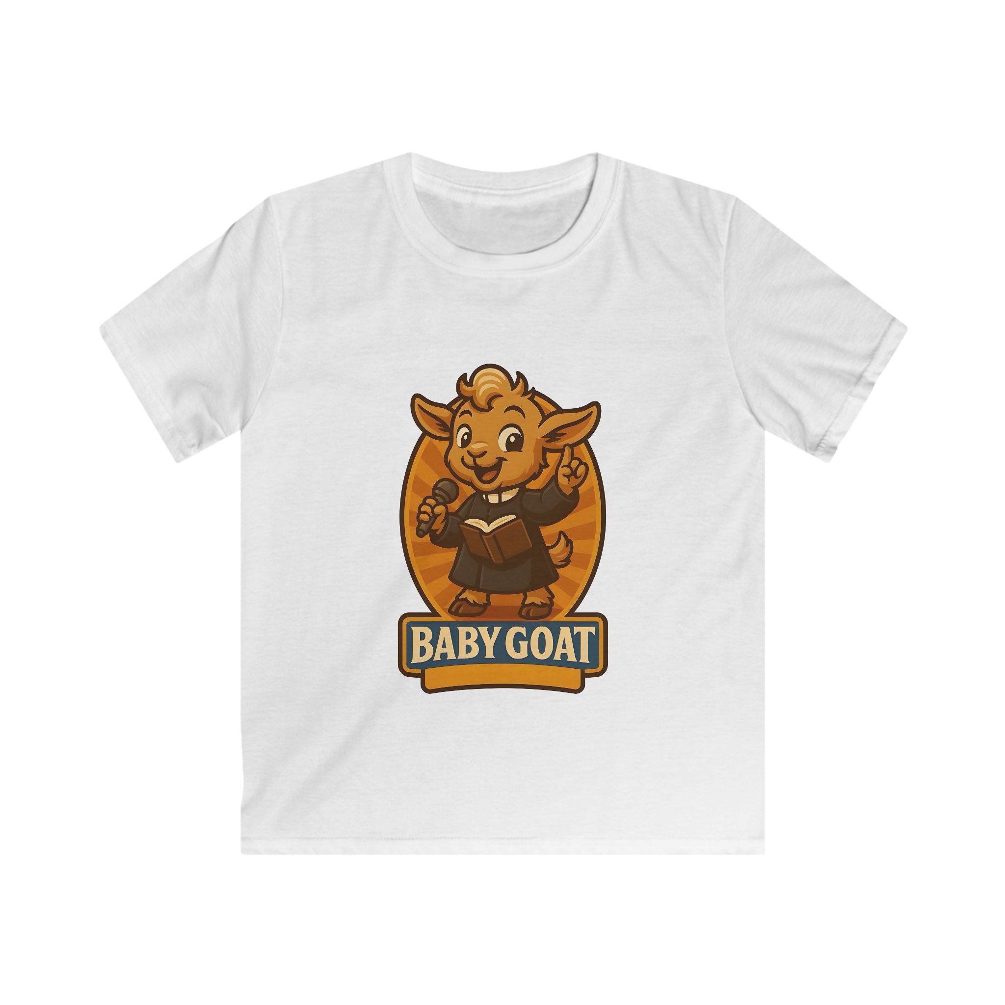 Kids T-Shirt - Cute 'Baby Goat' Cartoon Graphic Tee for Toddlers & Kids