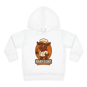 Charlie the Chef Baby Goat Toddler Hoodie – Cute Chef Goat Pullover for Kids