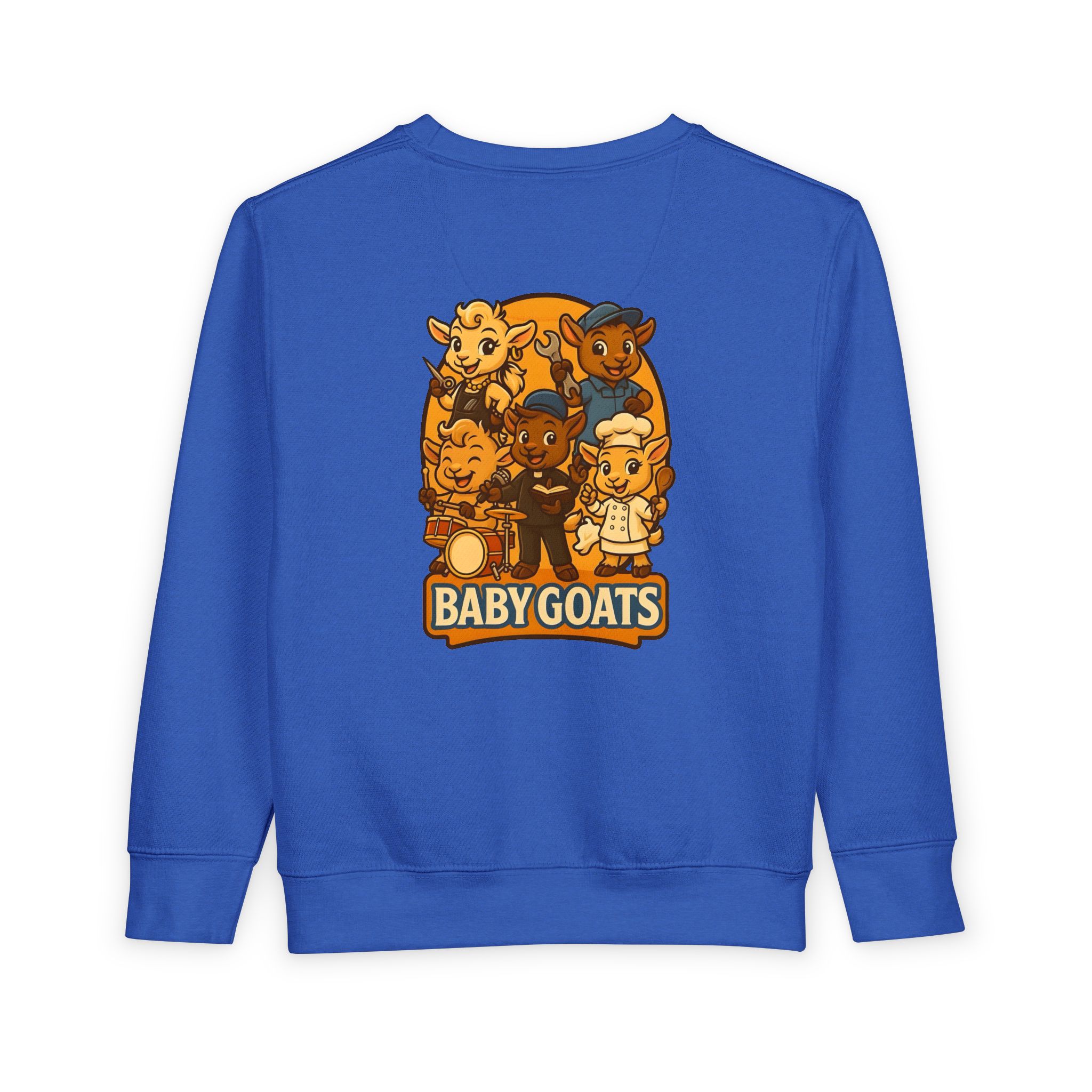 Baby Goats Toddler Sweatshirt — Cute Cartoon Farm Animal Pullover - Image 10