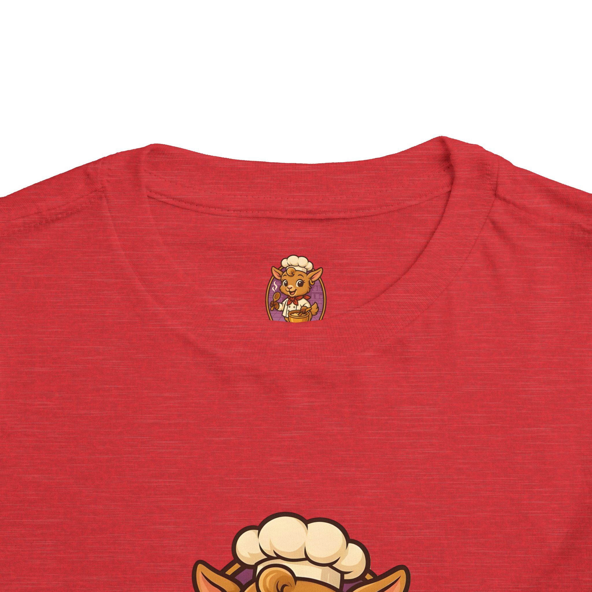 Toddler Tee — Cute 'Baby Goat' Cartoon Chef Kids Shirt - Image 16