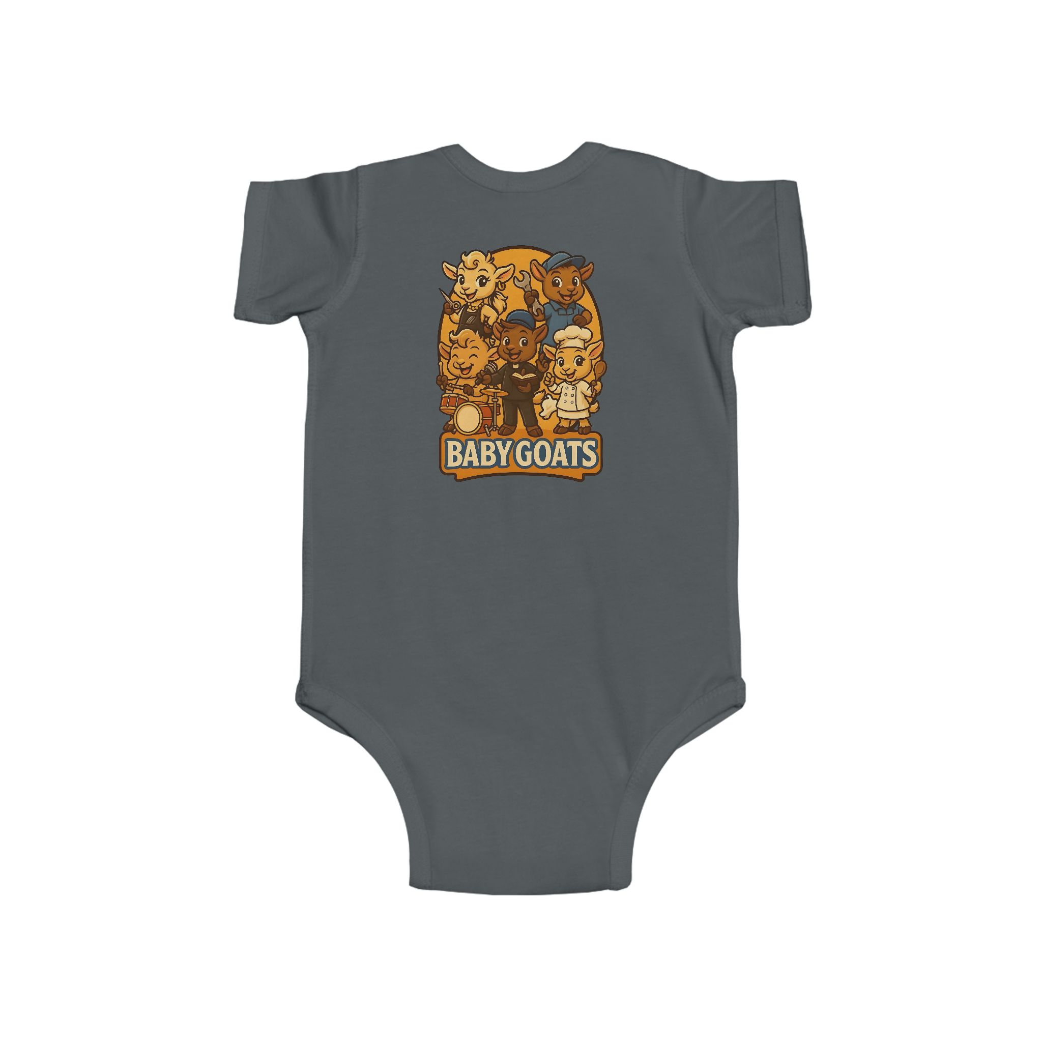 Baby Goats Infant Bodysuit — Cute Cartoon Kids Onesie - Image 8