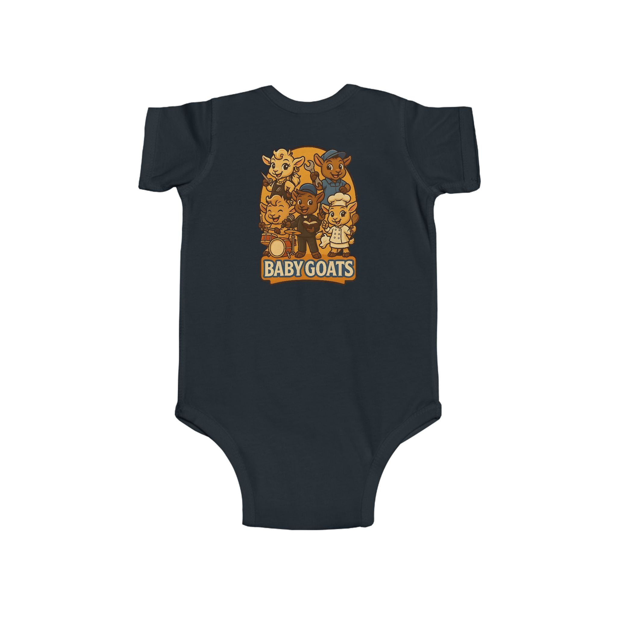 Baby Goats Infant Bodysuit — Cute Cartoon Kids Onesie - Image 11
