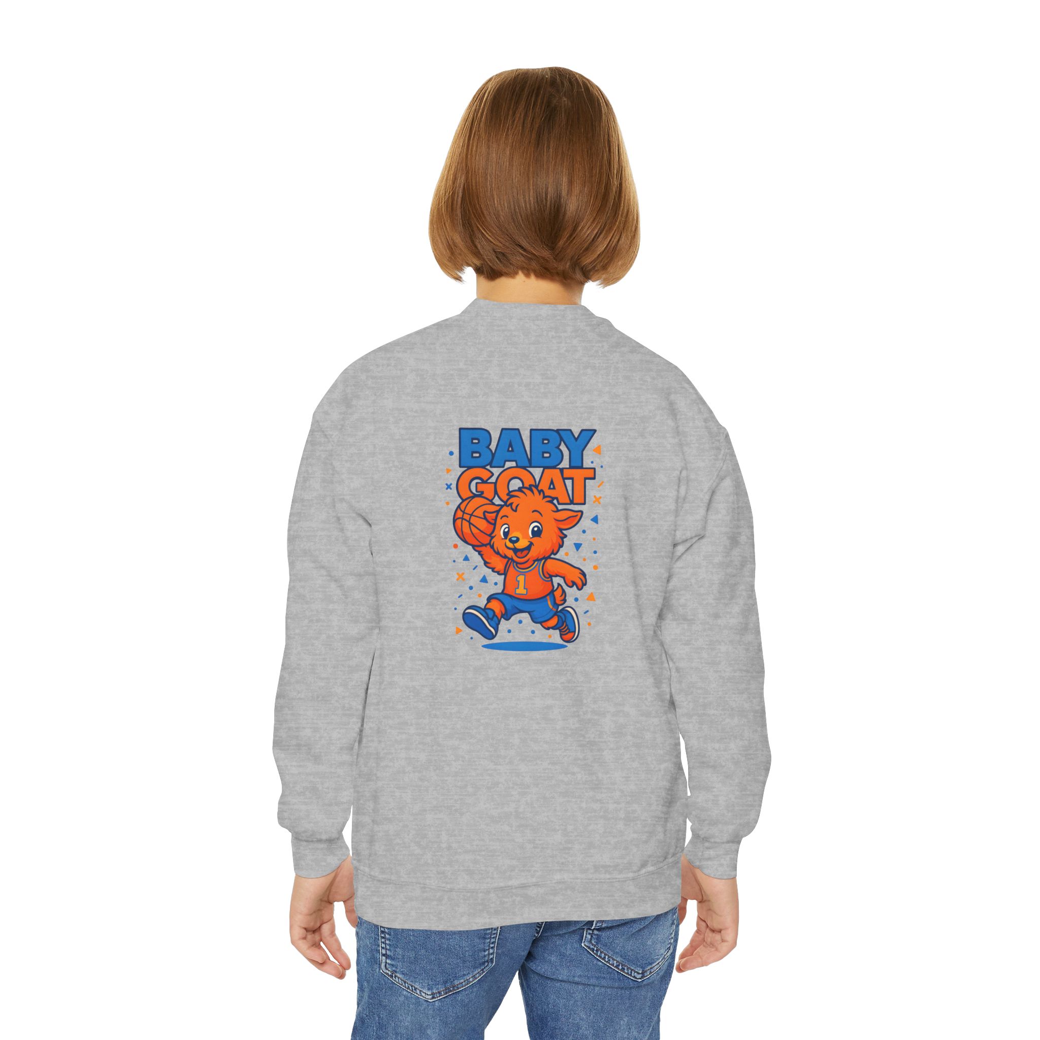 Baby G.O.A.T – MJ Youth Crewneck Sweatshirt - Image 12