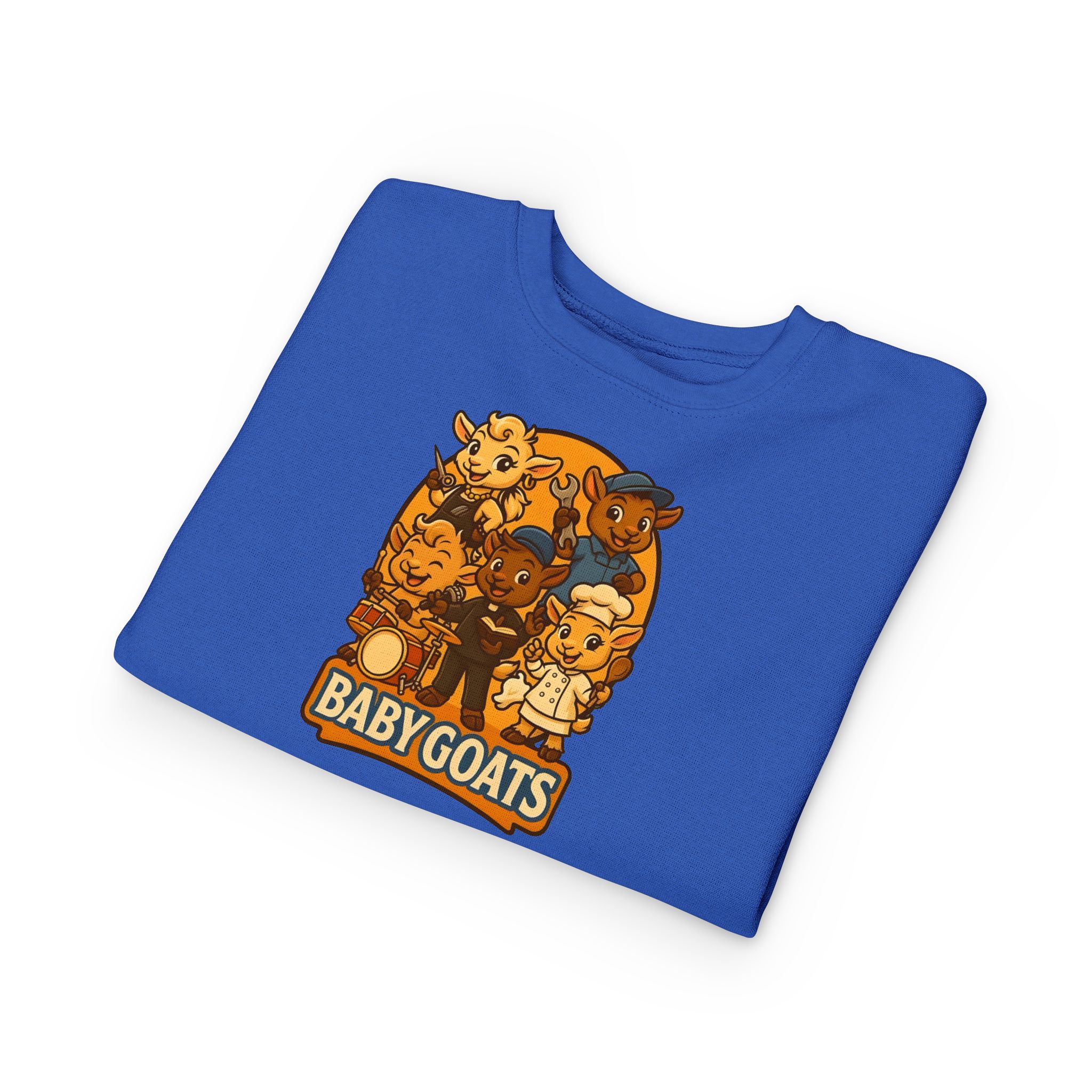 Baby Goats Toddler Sweatshirt — Cute Cartoon Farm Animal Pullover - Image 11