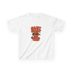 Baby G.O.A.T – Skye the Style Queen Kids Tee — 'Baby Goat' Cool Cartoon Graphic Shirt